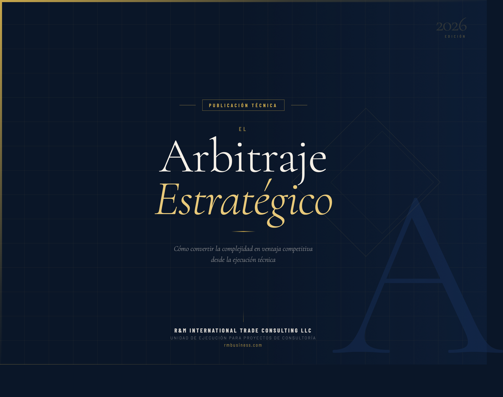 Portada El Arbitraje Estratégico
